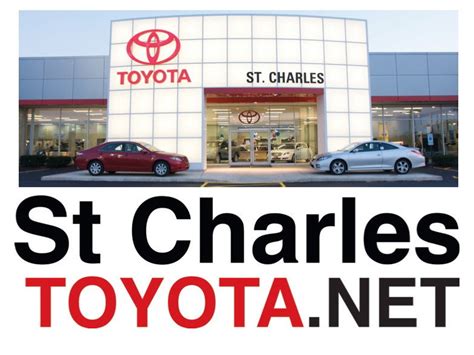 St charles toyota st charles il - St Charles Toyota serving Elgin, Saint Charles, Batavia, and Geneva. Main: (630) 584-6655. Open Today! Sales: 10am-7pm Service: 7am-6pm. ... My daughter paid a visit to the St. Charles, IL Toyota Dealer to check on a 2017 Rav 4 that I had spotted on line. Bob Pearson was a dream to work with. Since my current vehicle was 17 years old, there ...